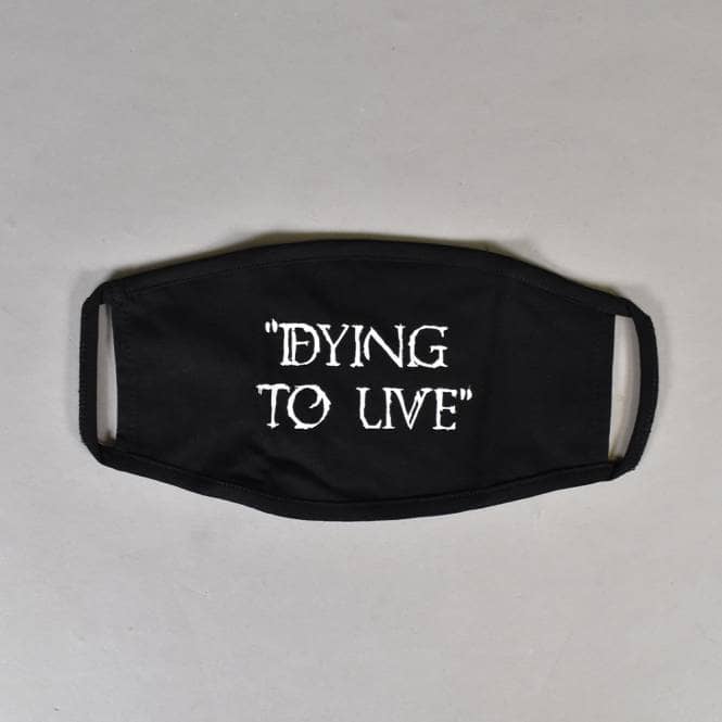 Zero Skateboards Dying To Live Face Mask - Black