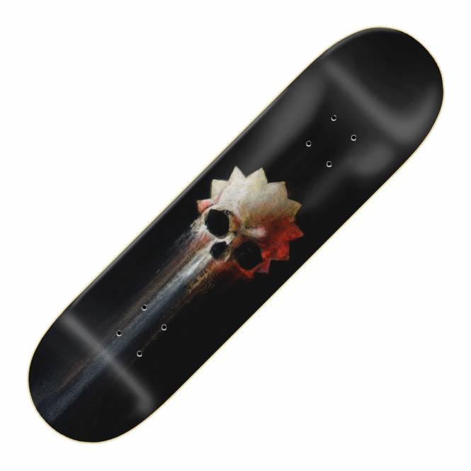 Zero Skateboard Deck ‚Summers Meltdown‘ – 23.5 X 81 Cm Geformtes Board Mit Griptape